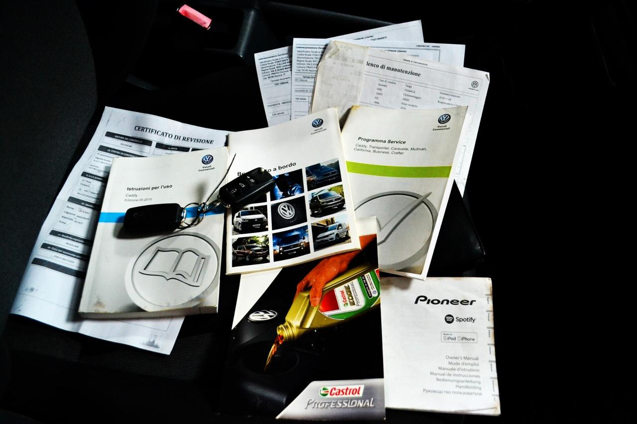 VW CADDY 1.6 TDI 102CV Furgonato 1PROP. 2016 Eu5B