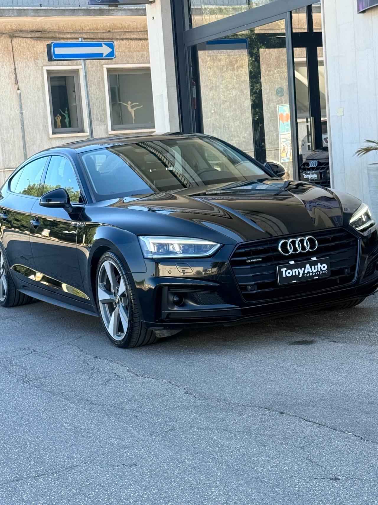 Audi A5 SPORTBACK 2.0 tdi S line edition TOTAL BLACK quattro s-tronic VIRTUAL COCKPIT,ANDROID AUTO,NAVI,APPL