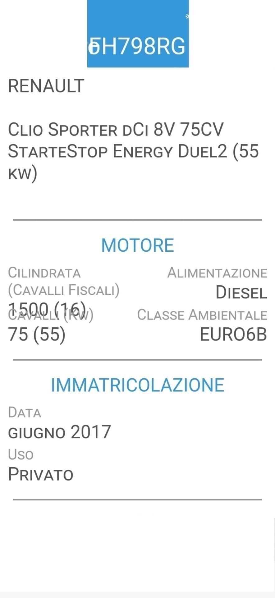 RENAULT Clio SW 1.5 dCi-UNICO PROPR-6B-REVISIONI