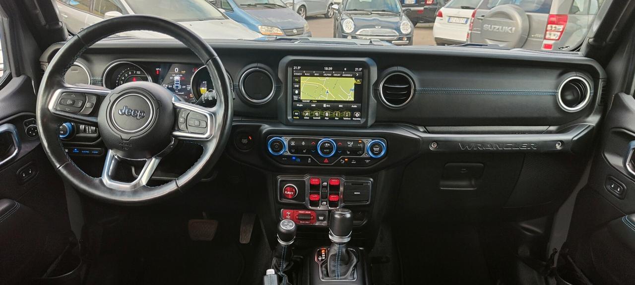 Jeep Wrangler Unlimited 2.0 PHEV ATX 4xe Rubicon preparata