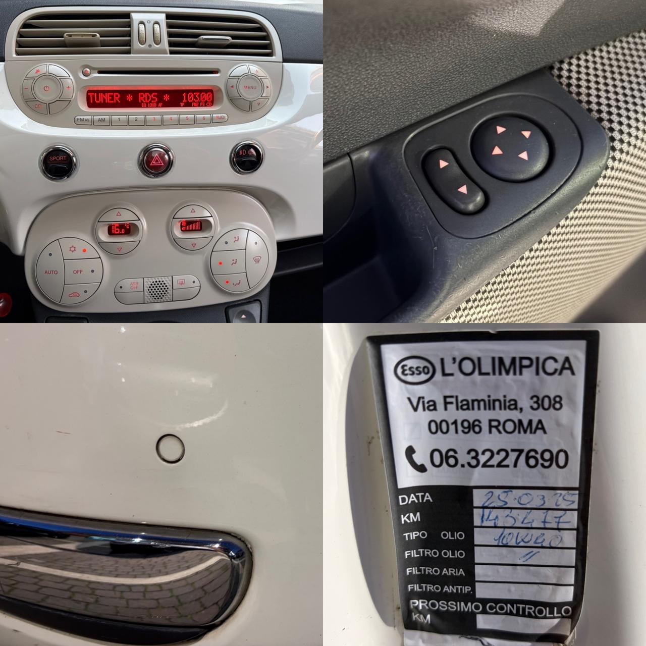 Fiat 500 Lounge 1.4 16v 100cv - UNICO PROPRIETARIO !!