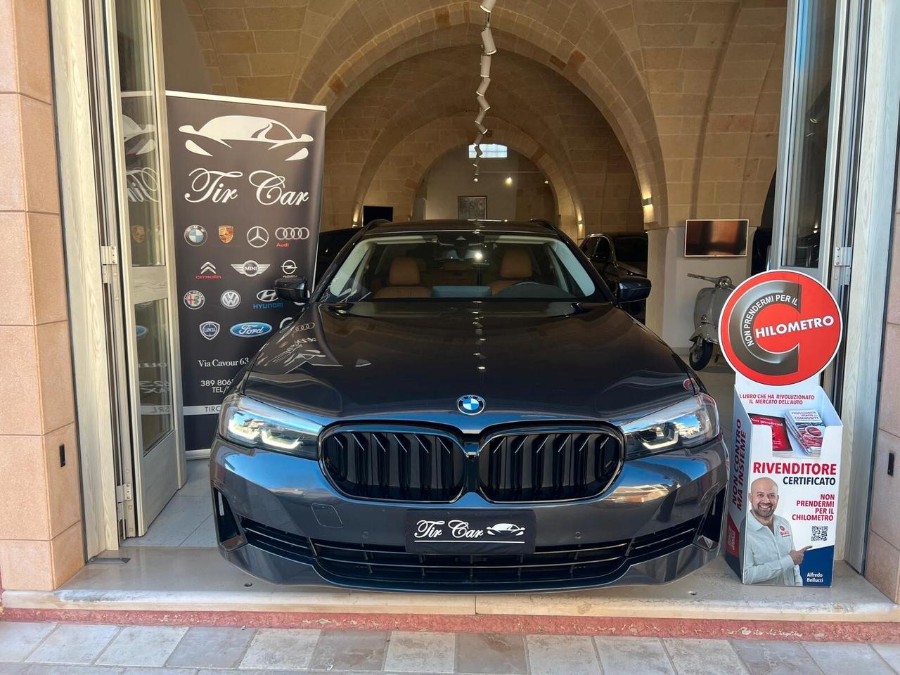 BMW 520D TOURING LUXURY 2.0 MHEV 190CV PELLE NAVI CAM ANNO 2021