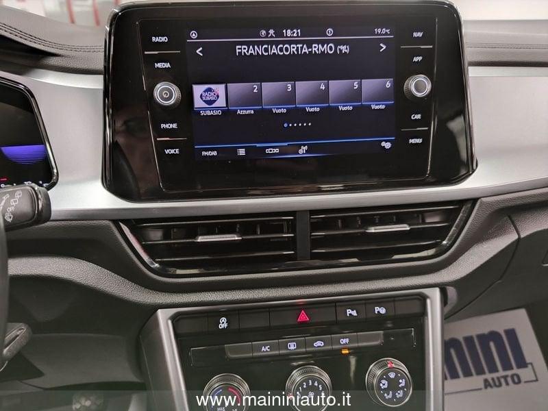 Volkswagen T-Roc 1.0 TSI 110cv Life + Car Play