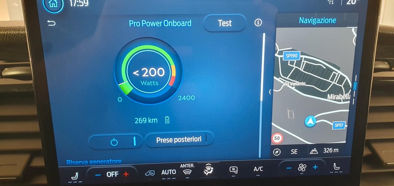 Ford Transit E-Transit Van 350 L2H2 Trend 269CV Batt. 68KWh Auton. 260Km