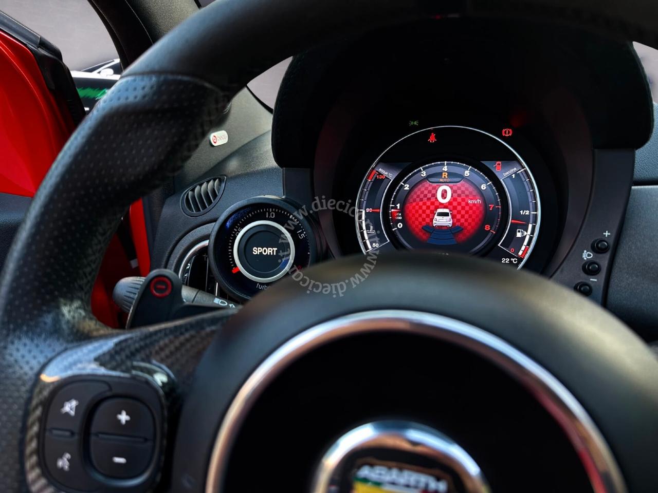 Abarth 595 1.4 Turbo T-Jet 180 CV MTA Competizione TETTO XENO PDC AUDIO BEATZ ANTIFURTO PELLE TAGLIANDI UFFICIALI