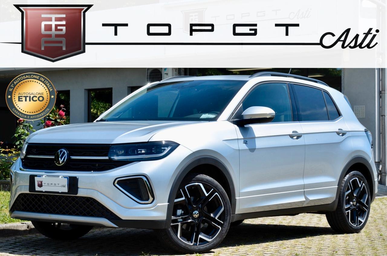 VW T-CROSS 1.0 TSI R-LINE 115cv DSG, UNICOPROPRIETARIO, GARANZIA UFF VW, EURO 6E, AUTO PARI AL NUOVO, UFF ITALIANA, IQ LED, PERMUTE