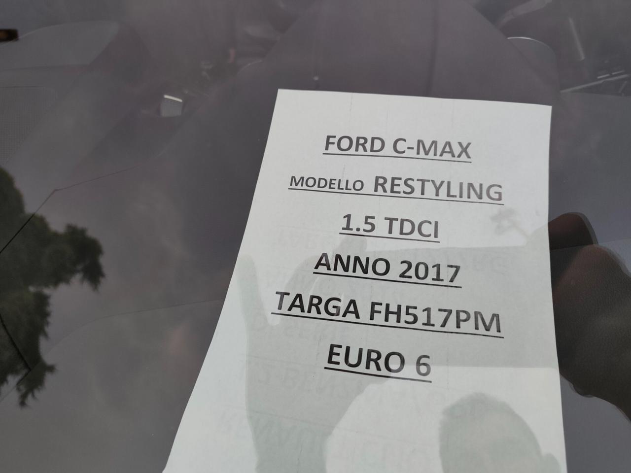 Ford C-Max 1.5 TDCi EURO 6 GARANZIA 12 MESI