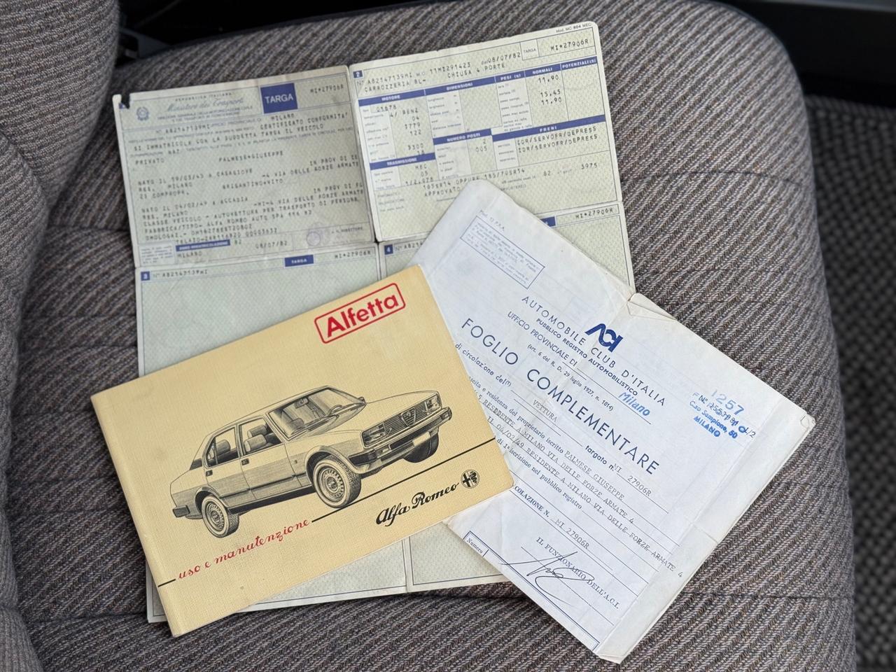 Alfa Romeo Alfetta 1.8