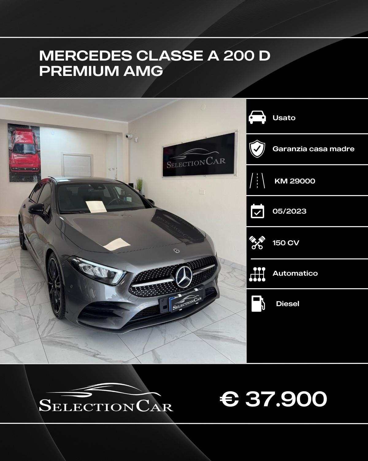 Mercedes-benz A 200 d Automatic AMG Line Premium Plus