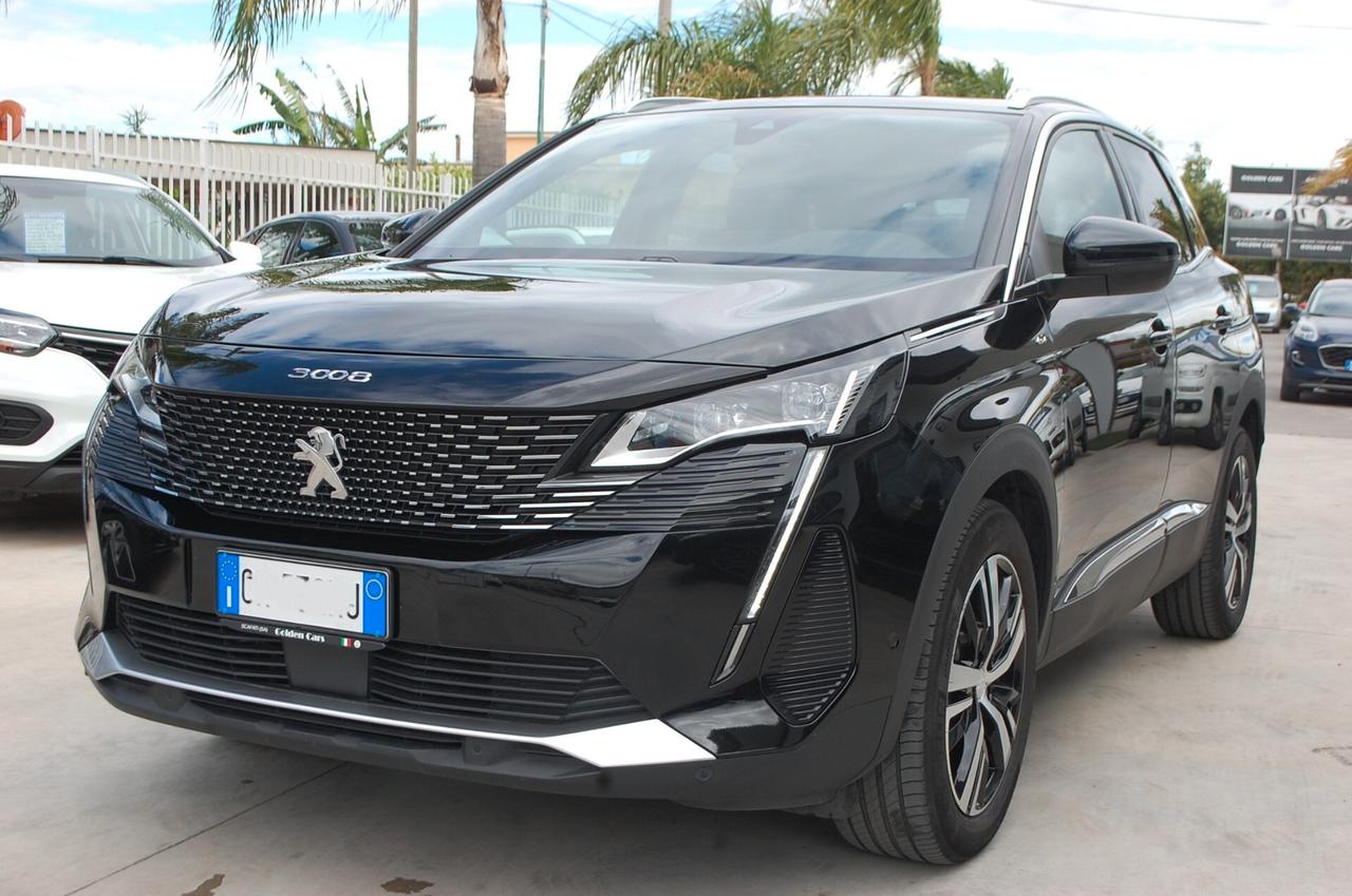 Peugeot 3008 1.5 bluehdi 131CV EAT8 GT Pack S&S Uff Italy Tetto