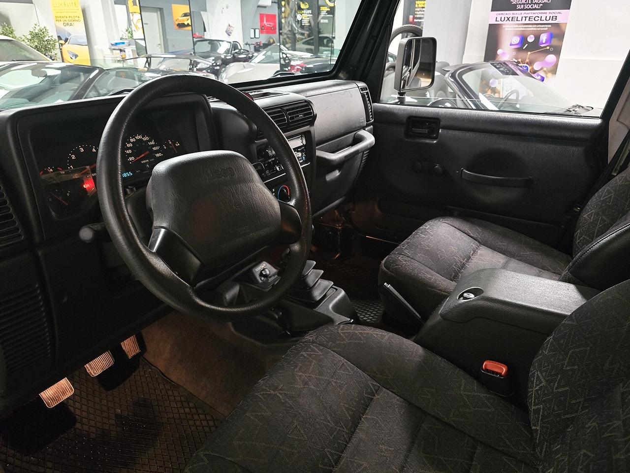 Jeep Wrangler II HARD TOP 2.5 SPORT_NERO_ITA_UN PROPRIETARIO_ASI