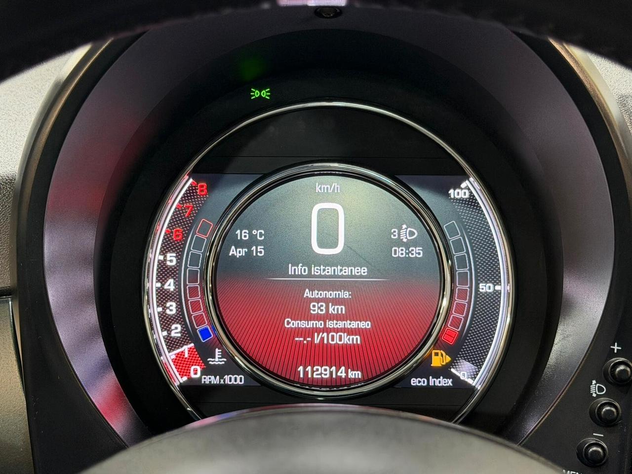 FIAT 500 S SPORT 1.2 69cv ROCKSTAR 110.000km 2019