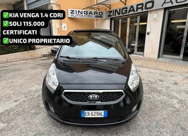 KIA VENGA 1.4 HDI 90 CV. TETTO APRIB. SENSORI CERCHI IN LEGA