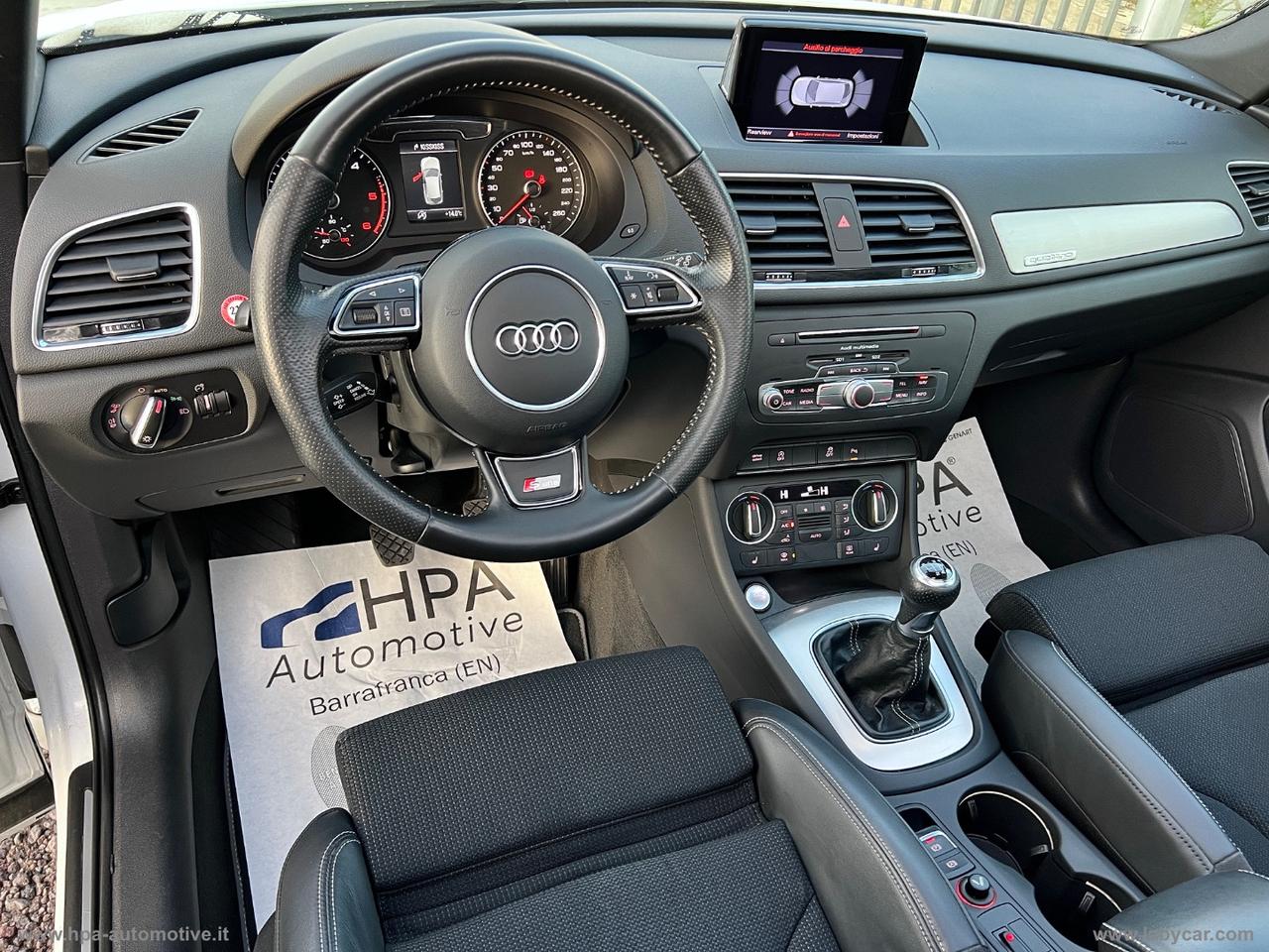 AUDI Q3 2.0 TDI 150CV QUATTRO S-LINE TETTO LED PELLE RETROCAMERA CERCHI 18