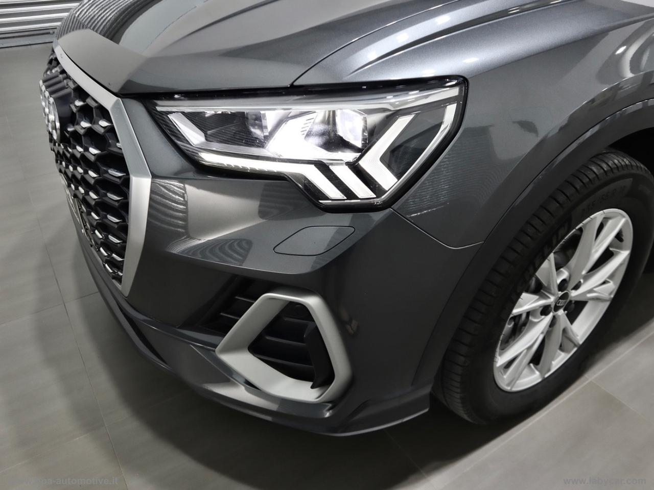 AUDI Q3 SPORTBACK 2.0TDI 200CV S-tronic S-LINE NAVI MATRIX LED PELLE QUATTRO RETROCAMERA