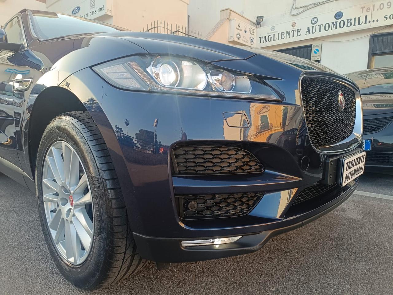 Jaguar F Pace 2.0d Prestige 2017, MOTORE NUOVO