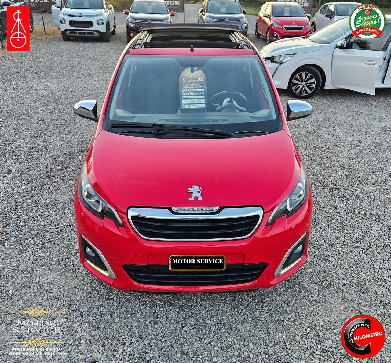 Peugeot 108 ALLURE CABRIO 82 5 porte DA 79€ MESE