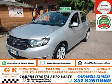 Dacia Sandero 1.2 GPL 75CV Lauréate, BENZINA\GPL, OK NEOPATENTATI, GARANZIA L.12 MESI