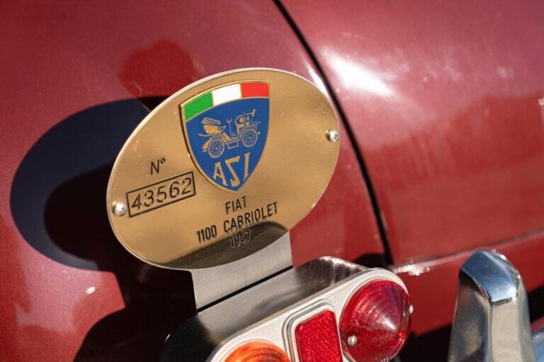 FIAT 1100 CABRIOLET CARROZZERIE SPECIALI - RDS01766