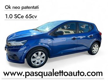DACIA Sandero OK NEO PAT. Streetway 1.0 SCe 65 CV Essential