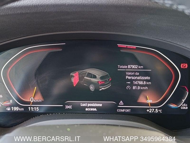 BMW X3 sDrive18d 48V*SPORT*PELLE*FULL LED*BMW Live Cockpit Plus*TELECAMERA*