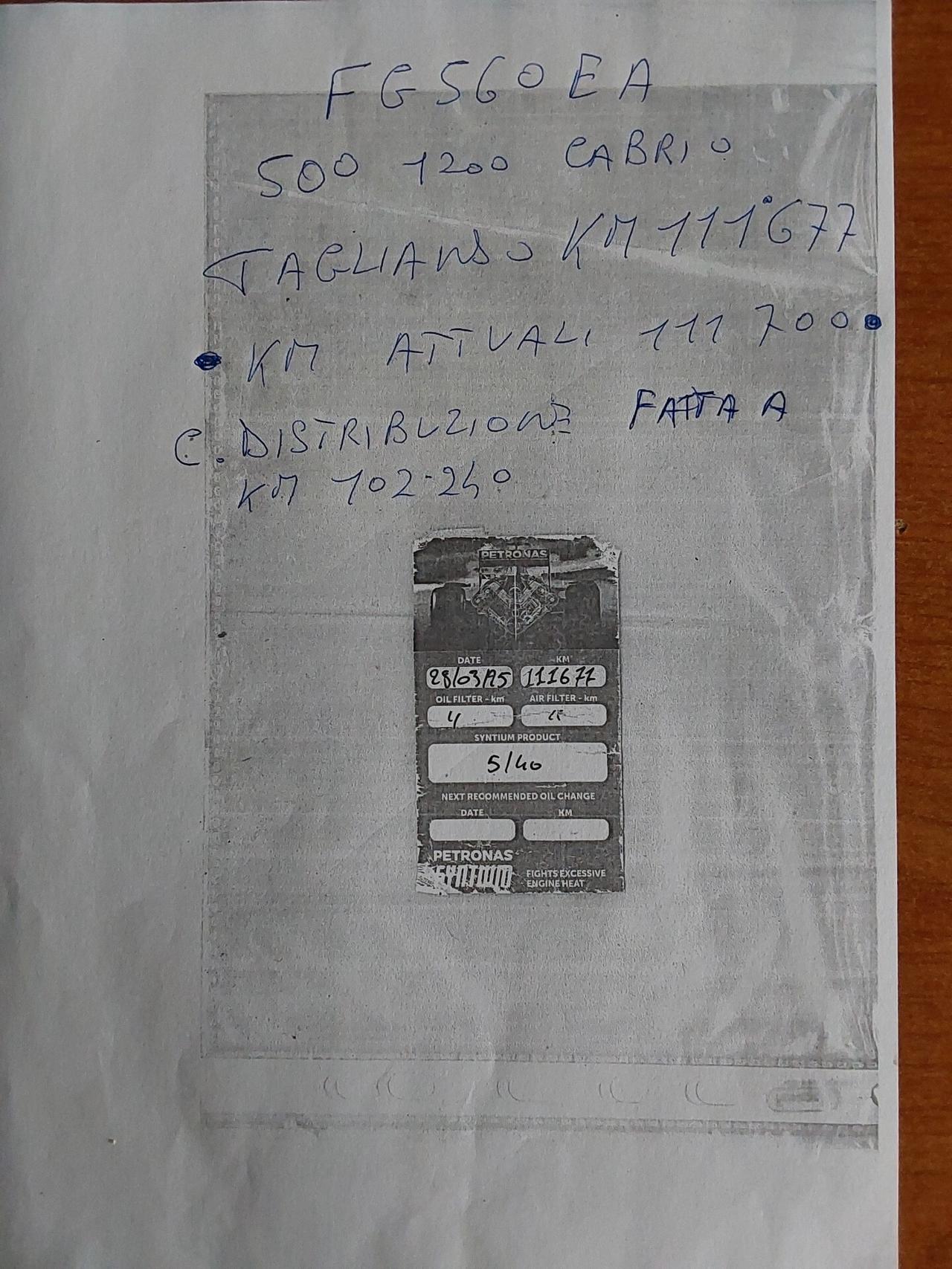 Fiat 500 C 1.2 69CV Lounge Cabrio con GPL