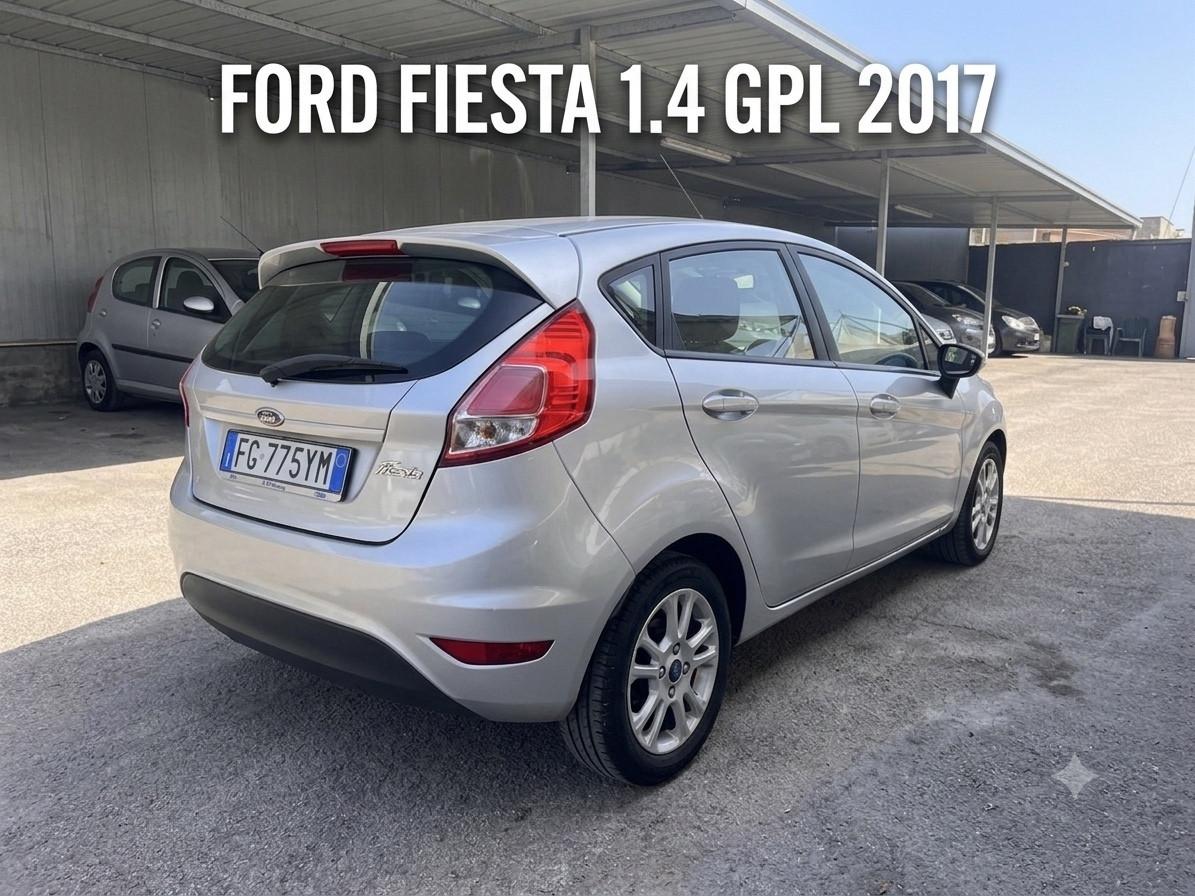 Ford Fiesta 1.4 5 porte GPL 2017