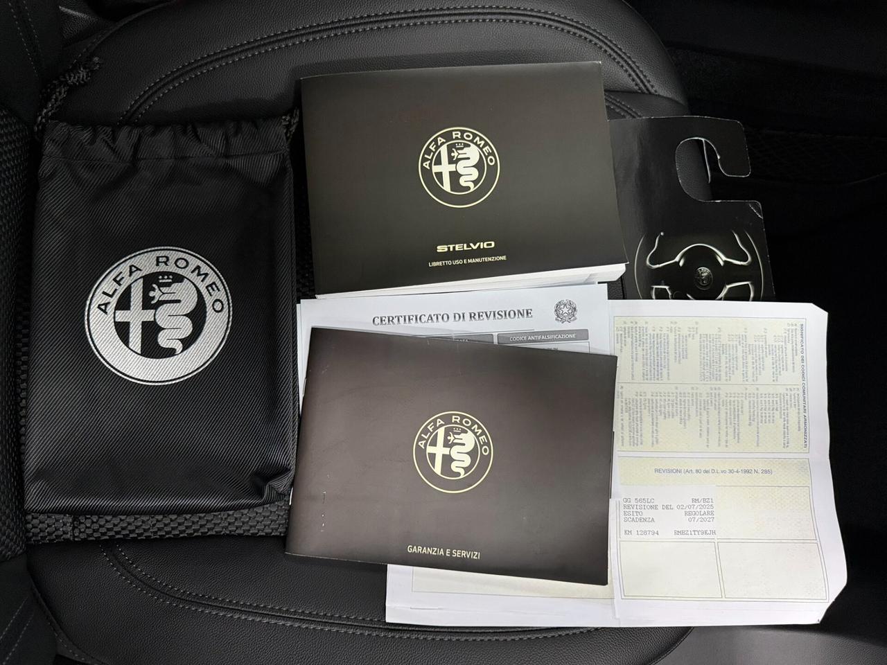 Stelvio 2.2 TD 190 CV SPRINT Q4 DISTRIBUZIONE ESEGUITA PERFETTA UNICO PROPRIETARIO TAGLIANDATA