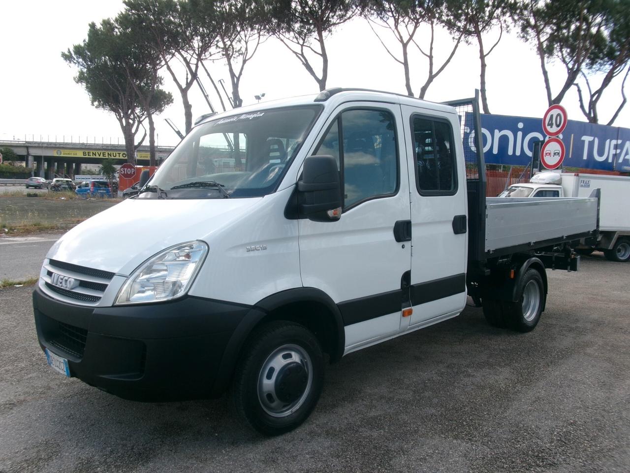 Iveco Daily 35C15 3000 150CV 200000 KM DOPPIA CABINA 7P RIBALTABILE TRILATERALE