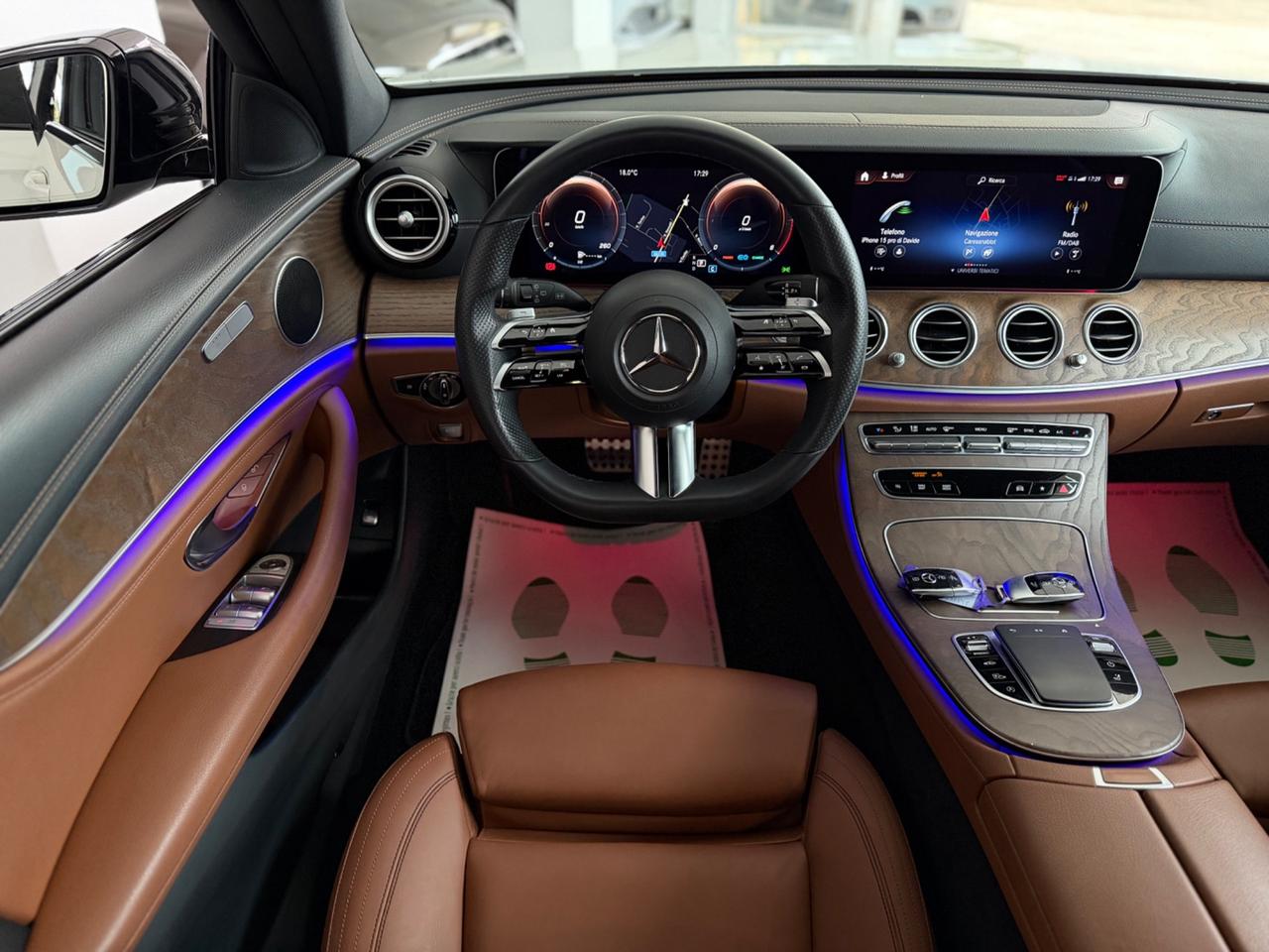 M.B E 300 d 4Matic 265cv Premium Plus PELLE TABACCO