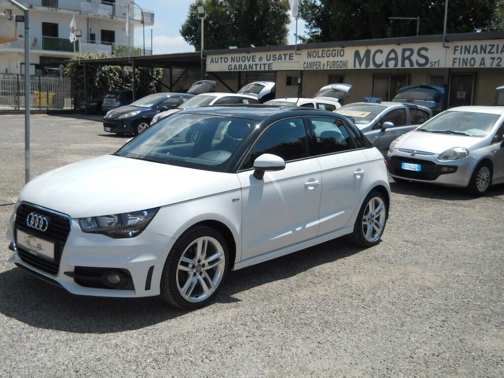 Audi A1 SPB 1.6 TDI 105 CV S-LINE- PELLE -NAVI- PLUS