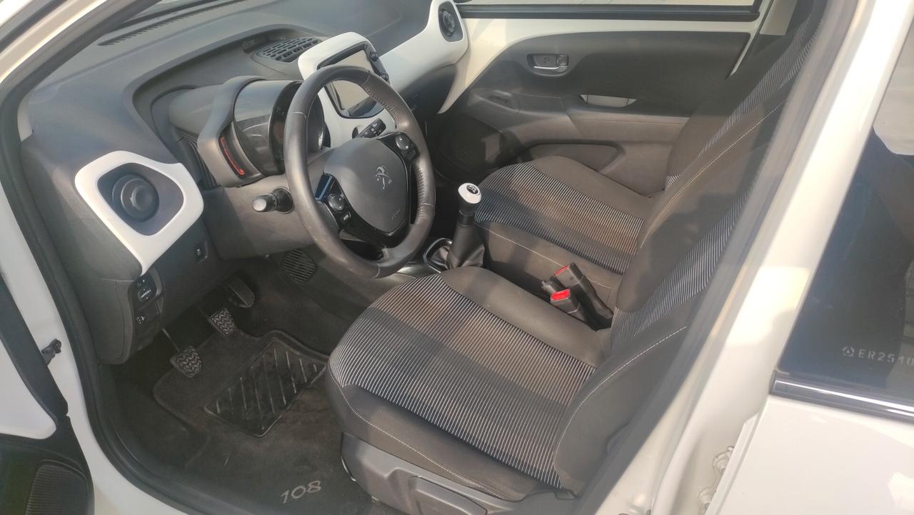 Peugeot 108 1.2 Benzina 5 porte TETO APRIBILE NEOPATENTATI - 2014