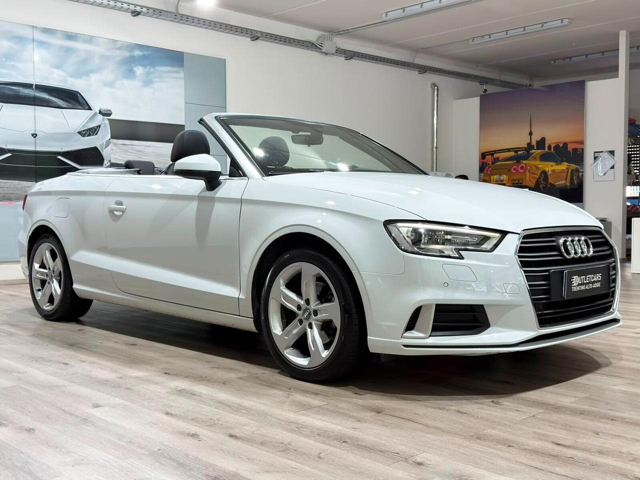AUDI A3 CABRIO 1.6TDI 116CV SPORT 2018 LED/SENSORI