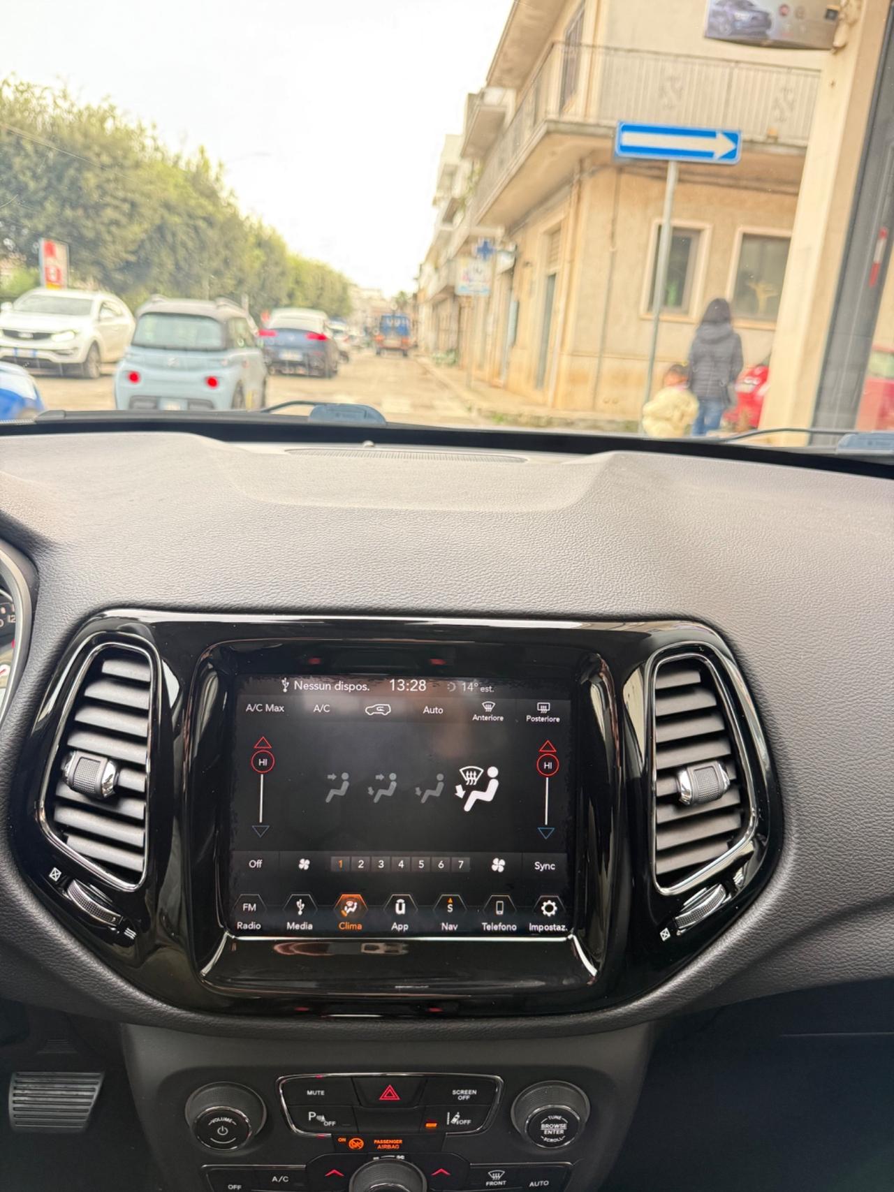 Jeep Compass 2.0mjt Limited 4wd 140cv auto NAVI FULL LED,INTERNI IN PELLE, KM CERTIFICATI JEEP,UNI PROP.