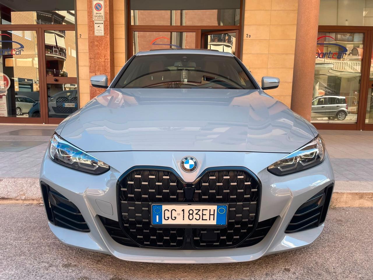 Bmw 420d GC 48V 190cv MSPORT "TETTO NAVY PELLE LED 19"