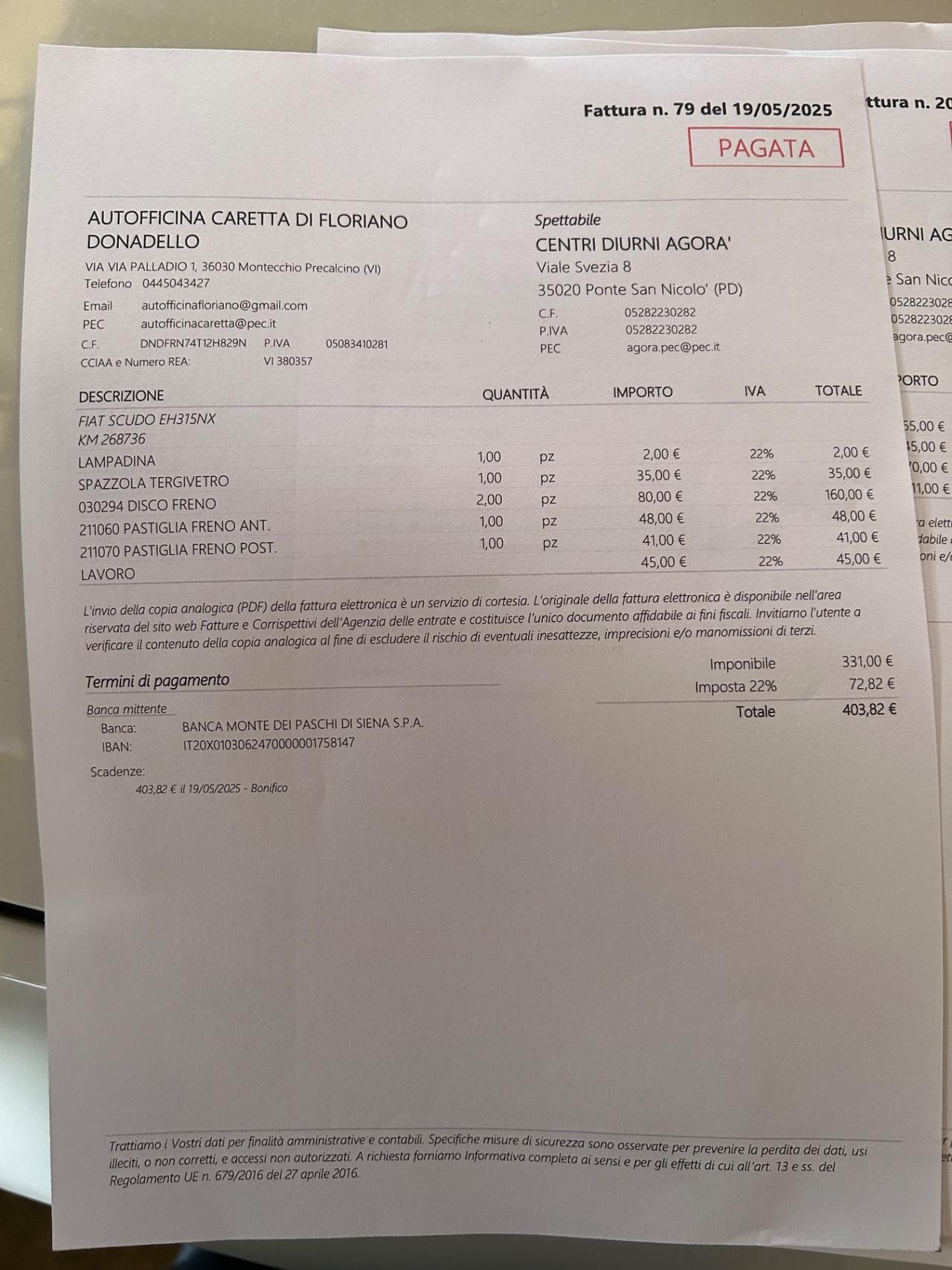 Fiat Scudo 2.0 MJT PL Combi 8 posti (M1)