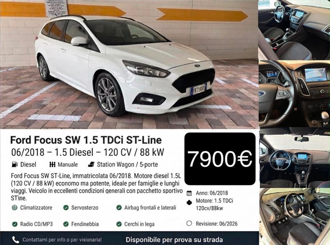 Ford Focus 1.5 TDCi SW ST Line Business