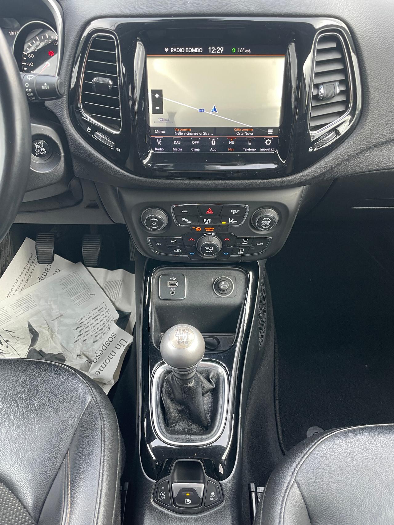 Jeep Compass 1.6 Multijet 120cv 2WD Limited-NAVIGATORE-RETROCAMERA