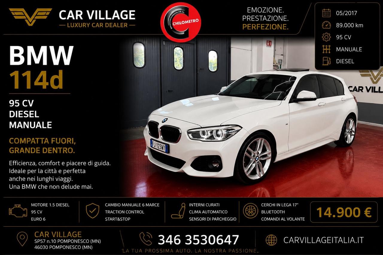 Bmw 114 114d 5p. Msport