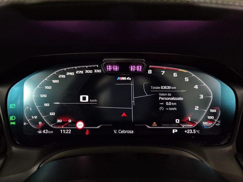 BMW Serie 4 M4 G83 2021 Cabrio Benzina M4 Cabrio 3.0 Competition M xdrive auto