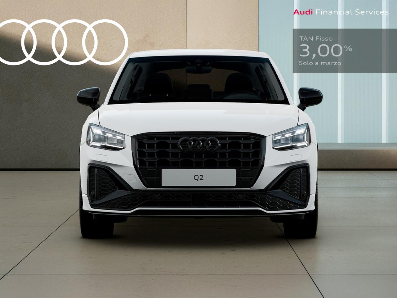 Audi Q2 30 2.0 tdi identity black