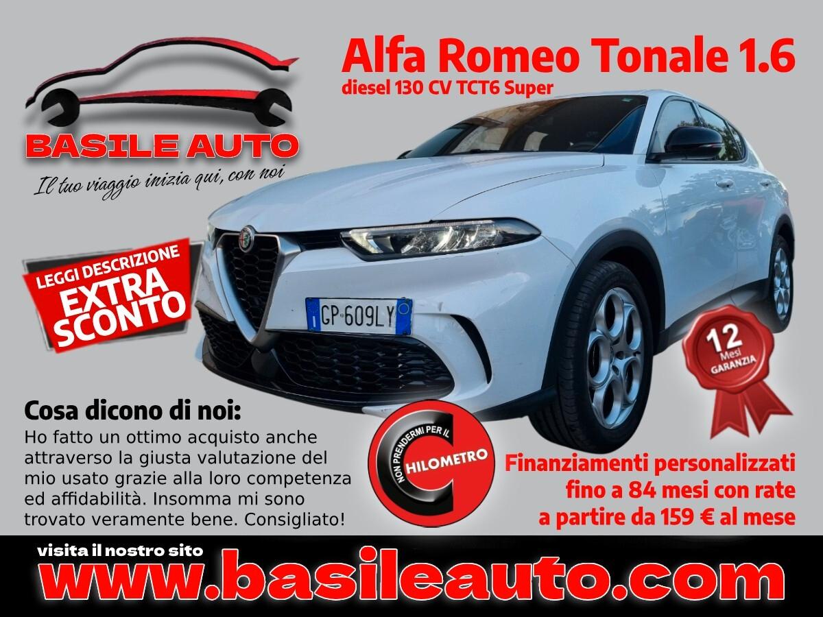 Alfa Romeo Tonale 1.6 diesel 130 CV TCT6 Super