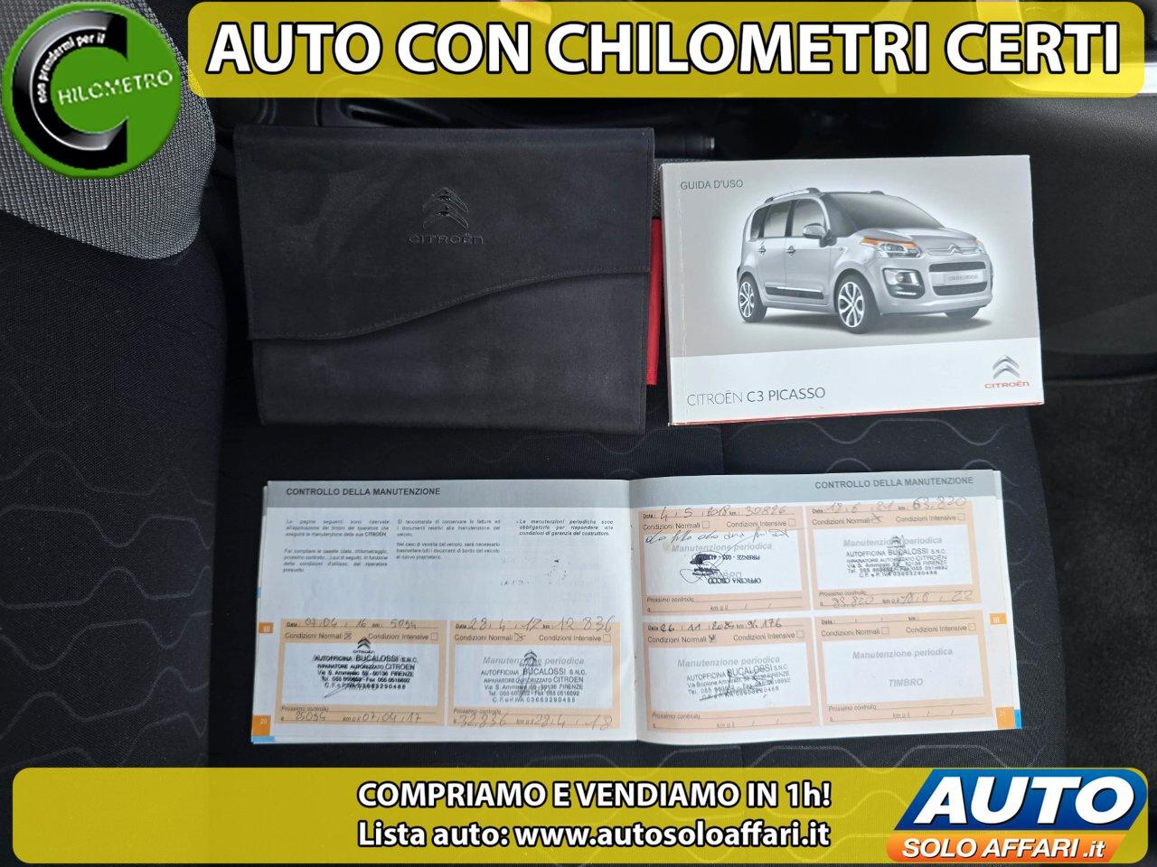Citroen C3 Picasso 1.6 HDI 16V SEDUCTION 97.000KM TAGLIANDI UFFICIALI CITROEN