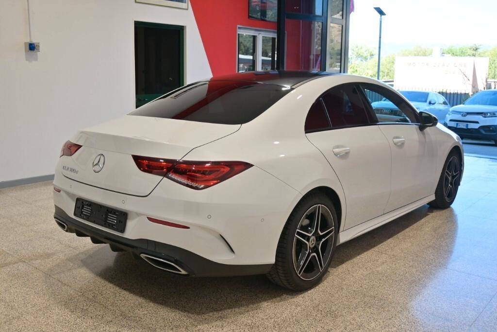 MERCEDES-BENZ CLA 180D 116CV 6M. AMG LINE ( FARI LED - CRUISE - PELLE - NAVI PREMIUM - NIGHT PACK - PARK ASSIST - TELECAMERA POST. - CERCHI 18 )