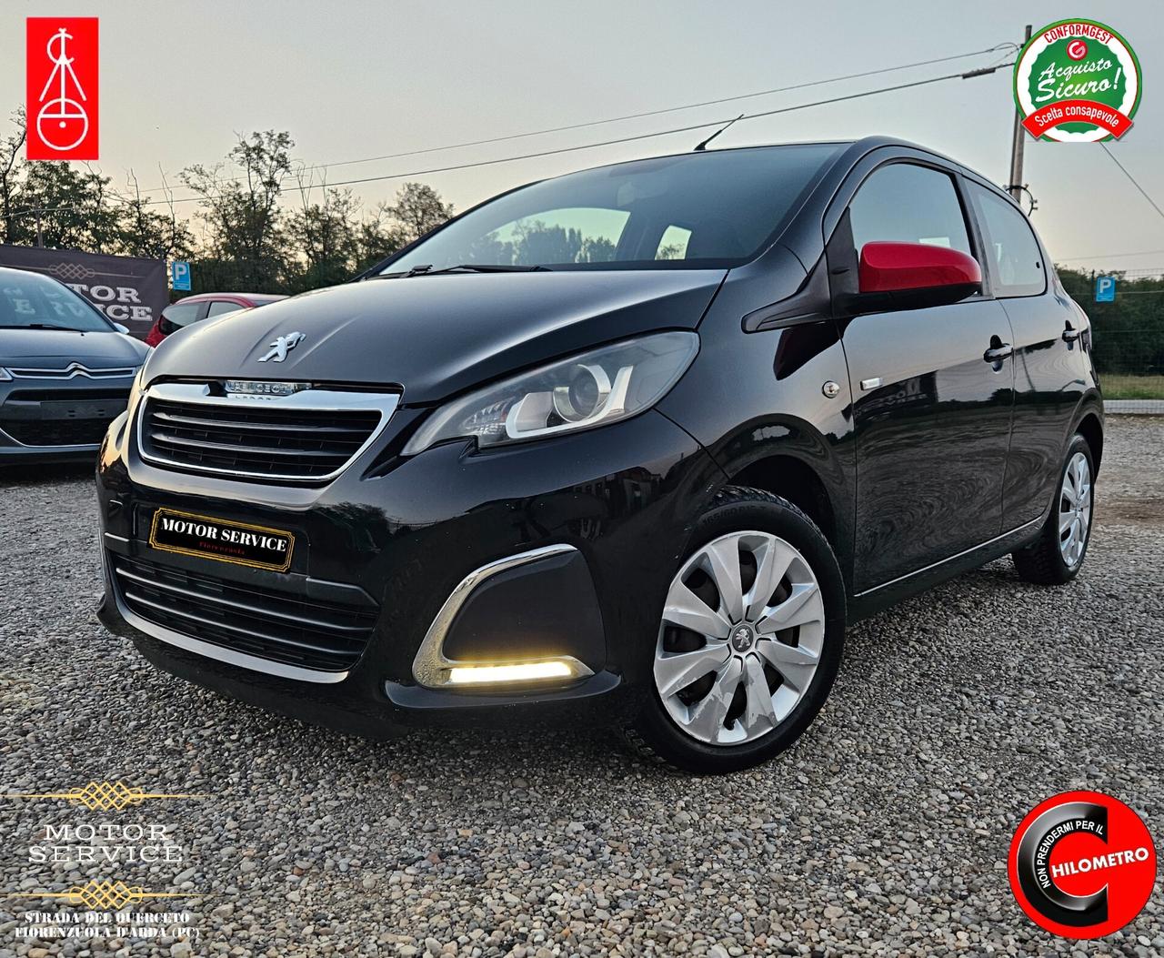 Peugeot 108 1.2 benzina 82cv 5 porte da 89€ mese