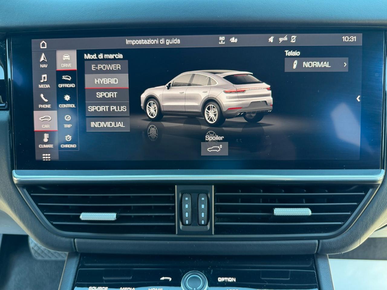 Porsche Cayenne Coupé 3.0 V6 E-Hybrid/scarico/pano/22"/km doc/bollo € super. B pagati