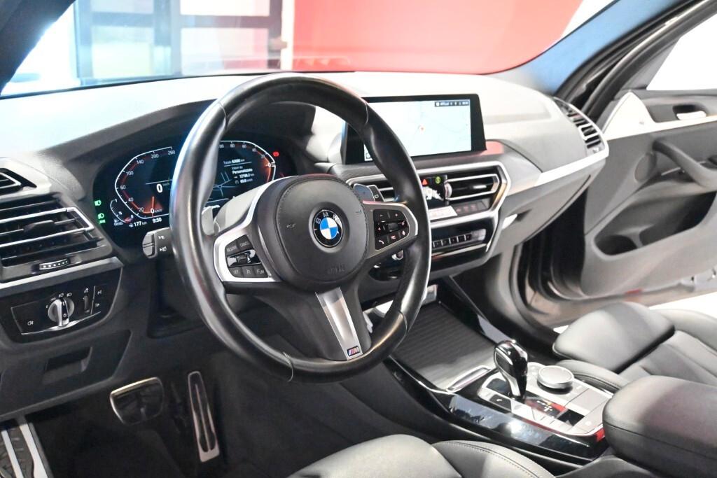 BMW X3 18D 150CV STEPTRONIC 48V S-DRIVE M-SPORT ( FARI LED ADATTIVI - BMW DIGITAL COCKPIT - CLIMA TRIZONA - NAVI - MIRROR - PARK ASSISTANT - TELECAMERA POST. - CERCHI 19 )