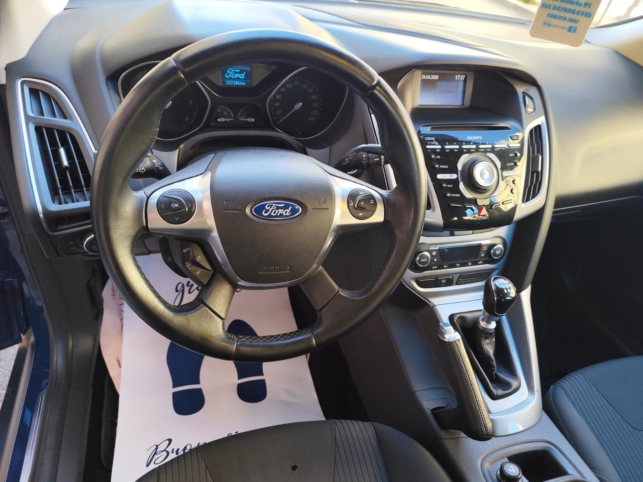 Ford Focus 1.6 TDCi 115CV SW GANCIO TRAINO