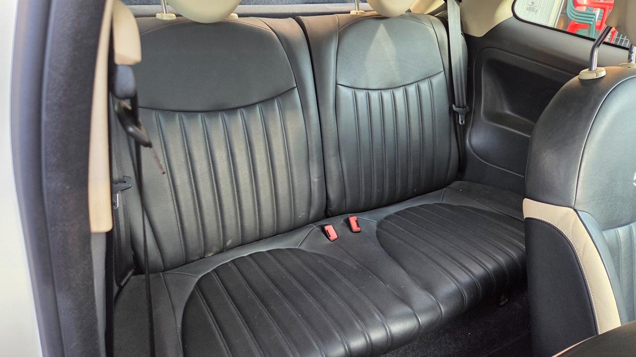 Fiat 500 1.2 GQ interni pelle