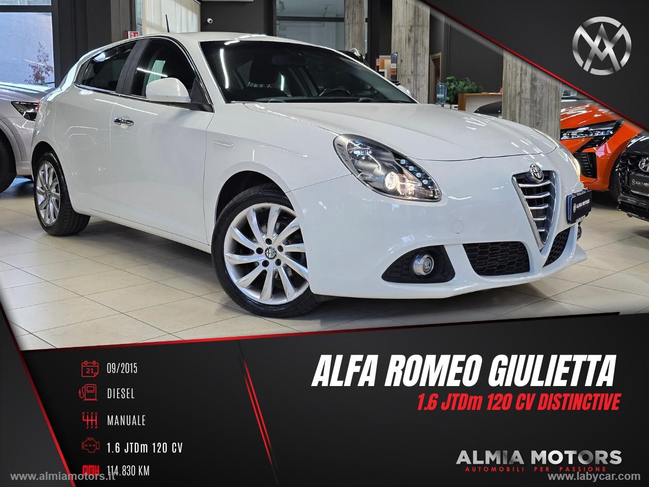 ALFA ROMEO Giulietta 1.6 JTDm-2 120 CV Distinctive
